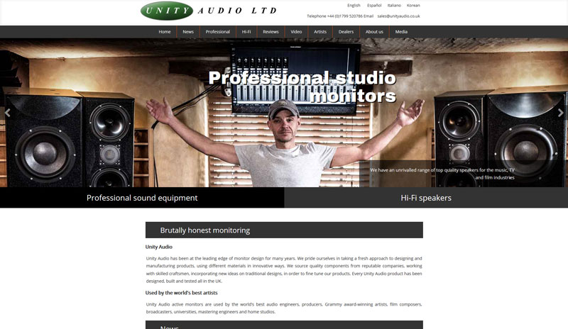 Unity Audio Products